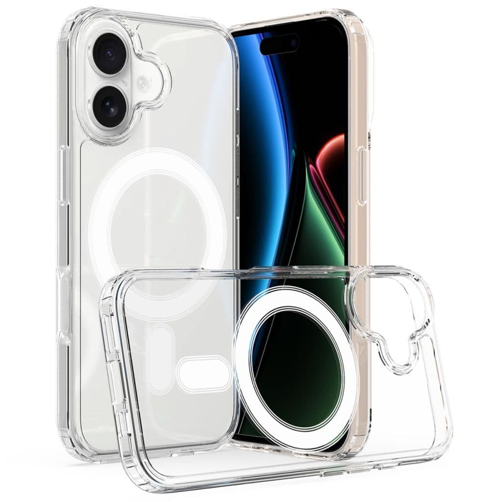 iPhone 17 skal transparent kompatibelt med MagSafe TPU och akryl