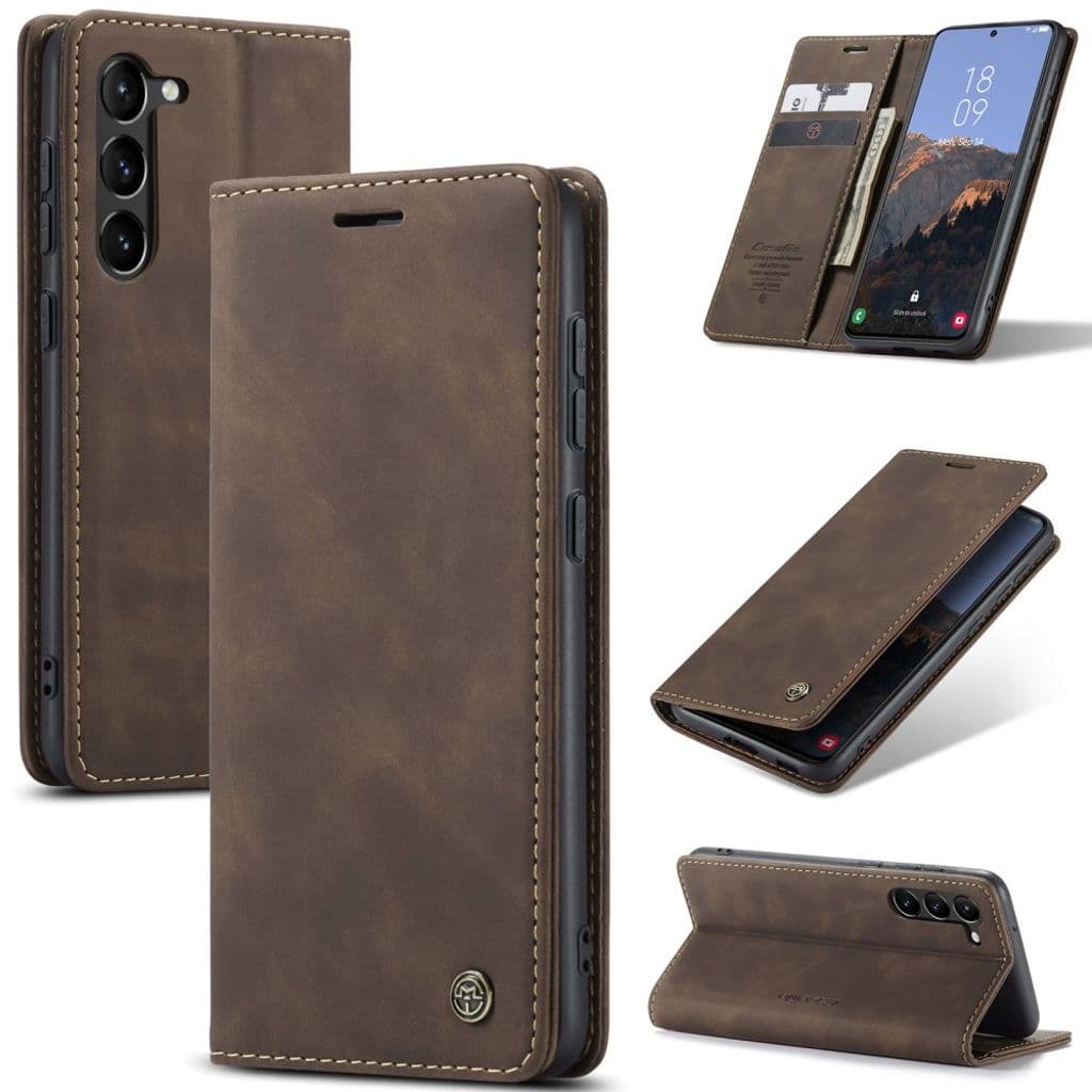 CASEME 013 Samsung Galaxy S24 Fodral - Kaffe