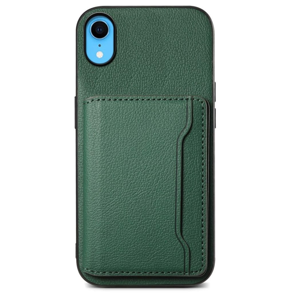 iPhone XR Plånboksskal Kickstand – Grön